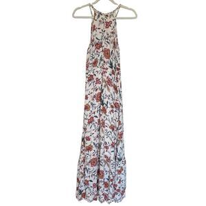 Old Navy Floral Long Maxi Strappy Summer Tank Dress Women’s Size XS 0 2